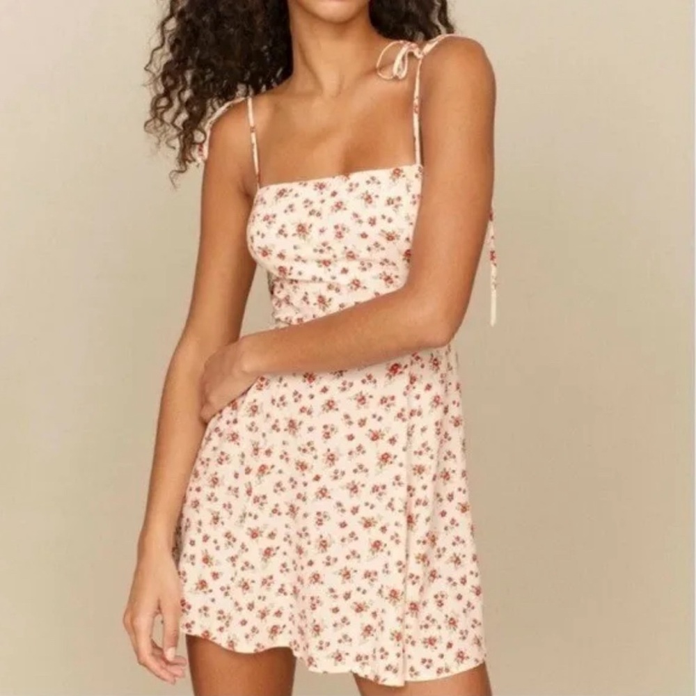 Reformation Floral Mini Dress